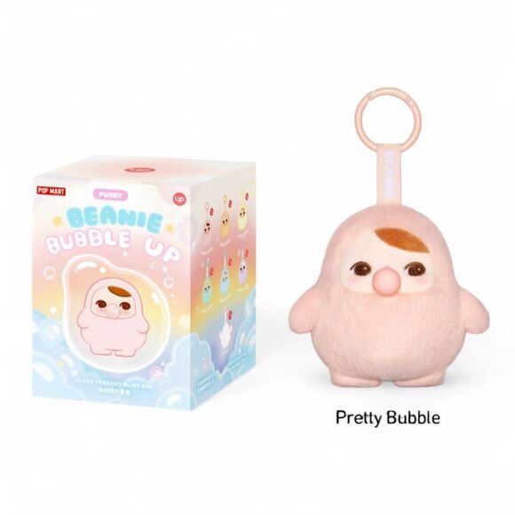 Pop Mart Pucky Beanie Bubble Up Plush Pendant - Pretty Bubble - Picture 1 of 16